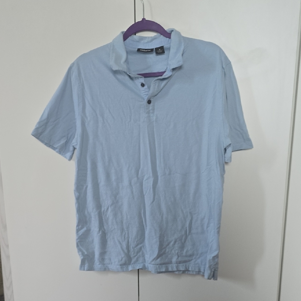 Liz Claiborne Sky Blue Polo Shirt